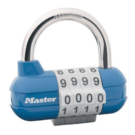 Master Lock Padlock 1523D Set Your Own Combination With Colored Dials