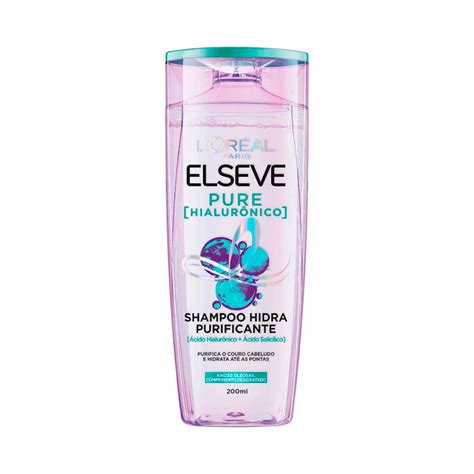 Shampoo Elseve Pure Hialur Nico Ml Supermercados Pague Menos