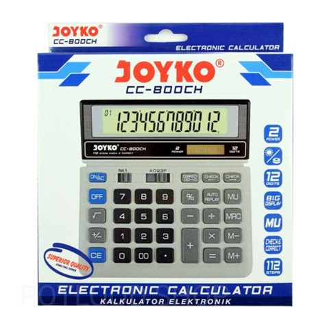 Jual Kalkulator Joyko CC 800 CH 12 Digits Shopee Indonesia