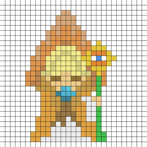 Pure Vanilla Cookie Perler Bead Pattern Bead Sprites Misc Fuse Bead