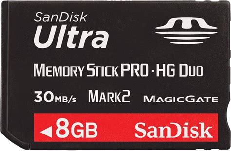 Sandisk Memory Stick Pro Duo Ultra Ii Gb Speicherkarte Amazon De