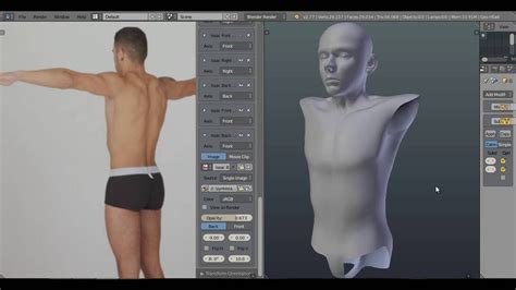 Blender Speed Modeling Torso Youtube