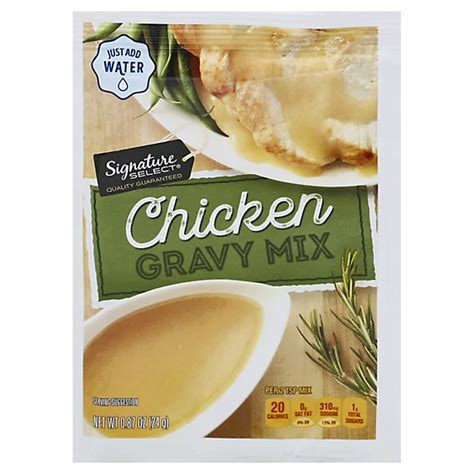 Signature Select Gravy Mix Chicken 0 87 Oz Safeway