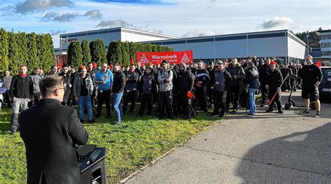 Warnstreik bei Kramer in Pfullendorf SÜDKURIER