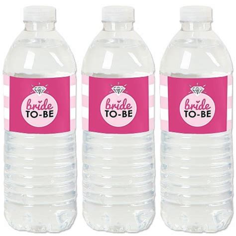 Big Dot Of Happiness Bride To Be Bachelorette Party Water Bottle