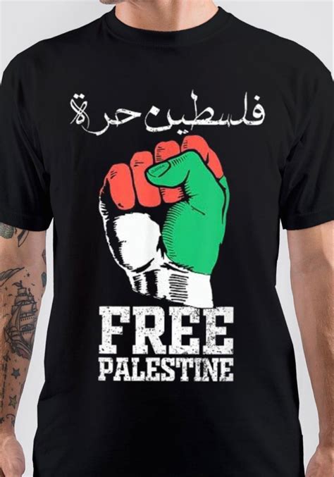 Free Palestine T-Shirt - Shark Shirts