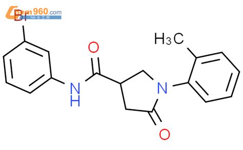 887673 63 4 N 3 Bromophenyl 1 2 Methylphenyl 5 Oxopyrrolidine 3