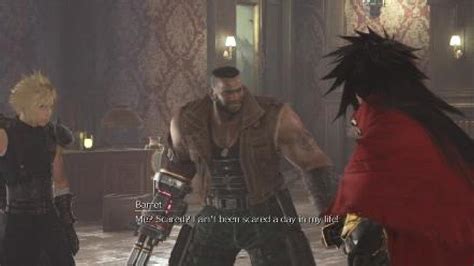 Barret S Scared Of The Ghost Of Shinra Manor Final Fantasy Vii