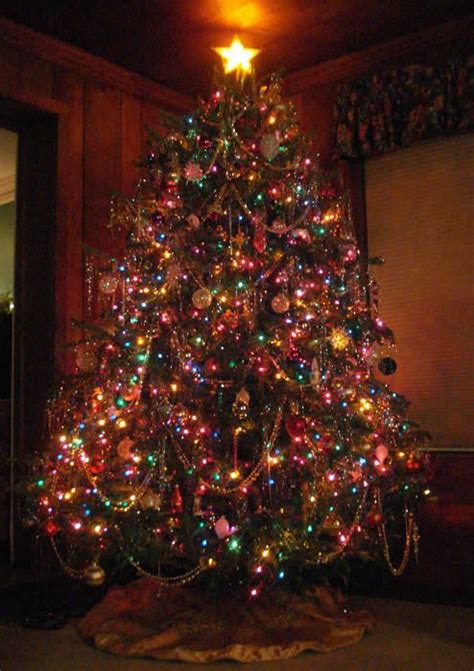 White Christmas Tree Multicolor Lights Homystyle