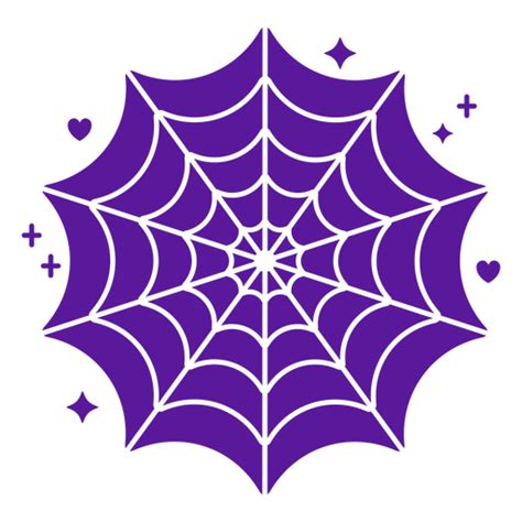 Design PNG E SVG De ícone De Halloween Teia De Aranha Para Camisetas