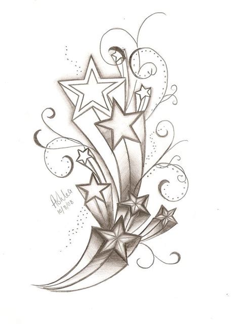 Falling Star Drawing at PaintingValley.com | Explore collection of ...