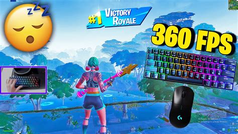 Rk61 Keyboard Asmr 😴 High Kill Solo Win Gameplay 4k 360 Fps 🏆 Fortnite