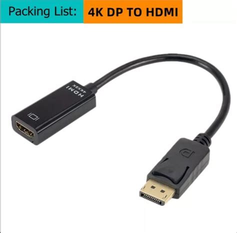 Адаптер преобразователь конвертер DisplayPort - HDMI – фото, отзывы ...