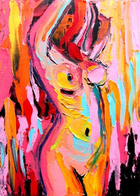 Femme 179 18x24 Or 9x12 Abstract Nude Female Nude Figure Etsy