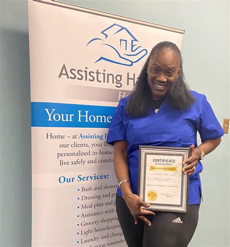 July Caregiver Of The Month Youlanda Assisting Hands