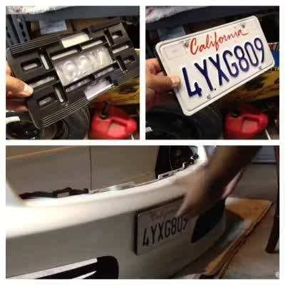 DIY - Magnetic license plate - G35Driver - Infiniti G35 & G37 Forum Discussion