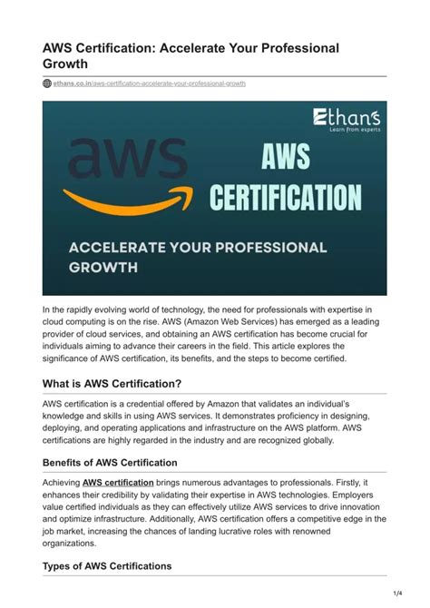 Ppt Aws Certification Accelerate Your Professional Growth Powerpoint