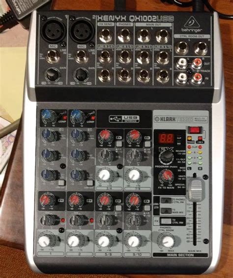 Behringer Xenyx Qx Usb Channel Usb Mixer Qx Usb B H