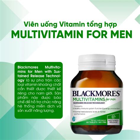 Blackmores Vitamin T Ng H P Cho Nam Multivitamins For Men Vi N