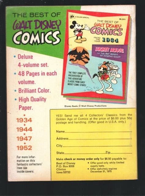 Walt Disney Comic Digest Huey Dewey Louie Back To School