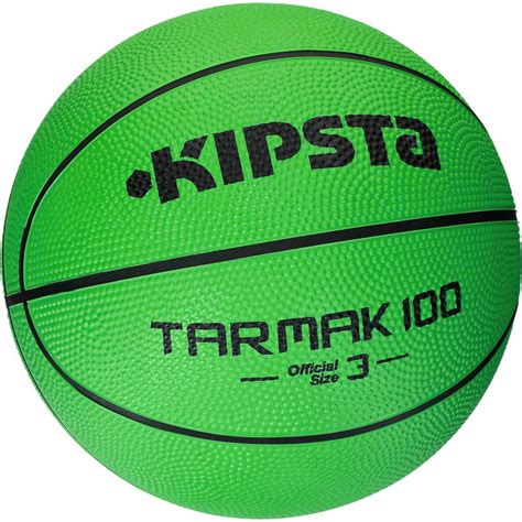 Tarmak 100 Kids Size 3 Basketball Green