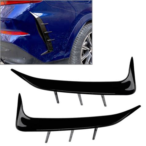 For BMW X6 G06 2019 2023 Rear Bumper Splitter Spoiler Canard Air Vent