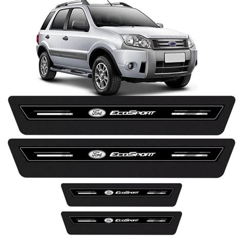 Soleira Porta Platinum Ford Ecosport Preto Submarino