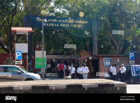 High Court in Chennai, India Stock Photo - Alamy