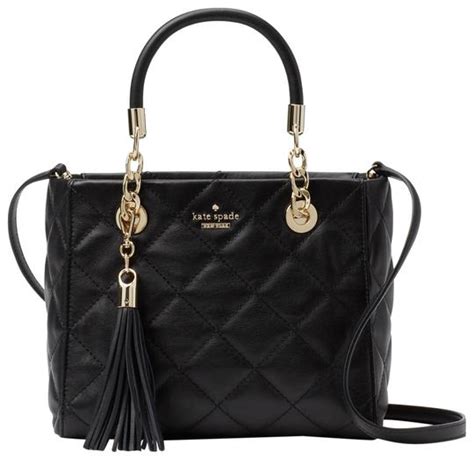 Kate Spade Shoulder Bag New York Emerson Place Lyanna Black Quilted