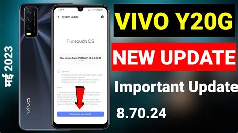 Vivo Y20g New Update Vivo Y20g Funtouch Os 13 Update May 2023