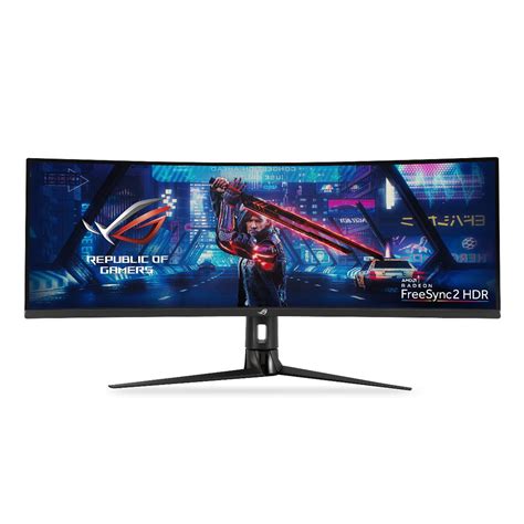 Asus Rog Strix Xg43vq 43” Super Ultra Wide Curved Hdr Gaming Monitor 120hz 3840 X 1200 1ms