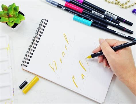 Brush Lettering Guide How To Easily Blend Colors