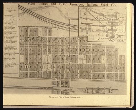 Gary, Indiana, 1907 Plan.