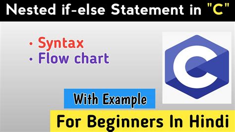 Nested If Else Statement In C Programming Nested If Statement Flowchart Syntax In C