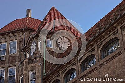 Clock Bridge Tower Historic Building Queens Forest Hills New York