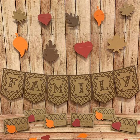 Thanksgiving Table Decor Fall party decor Friendsgiving | Etsy