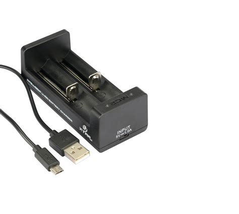 Xtar MC2 Ladegerät für Li Ion Akkus 3 6V 3 7V inkl USB Kabel 2 Scha