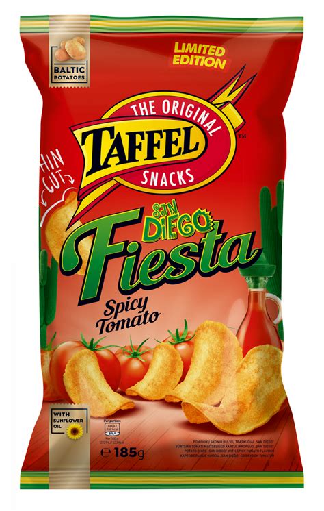Potato chips „San Diego” with spicy tomato flavour - Taffel Taffel