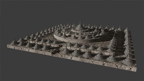 Borobudur Temple Candi Borobudur 3D Model - TurboSquid 2242143