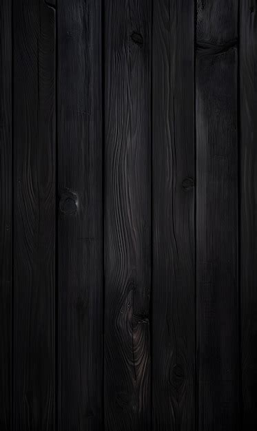 Premium AI Image | Dark wood background with natural pattern