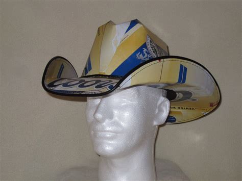 Beer Box Cowboy Hats Made From Recycled Coors Banquet Beer Boxes