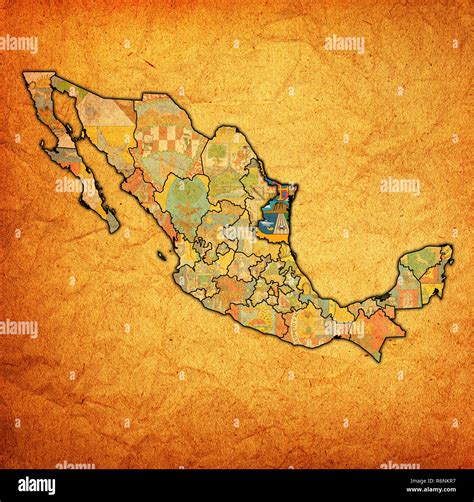 Map Of Tamaulipas Hi Res Stock Photography And Images Alamy