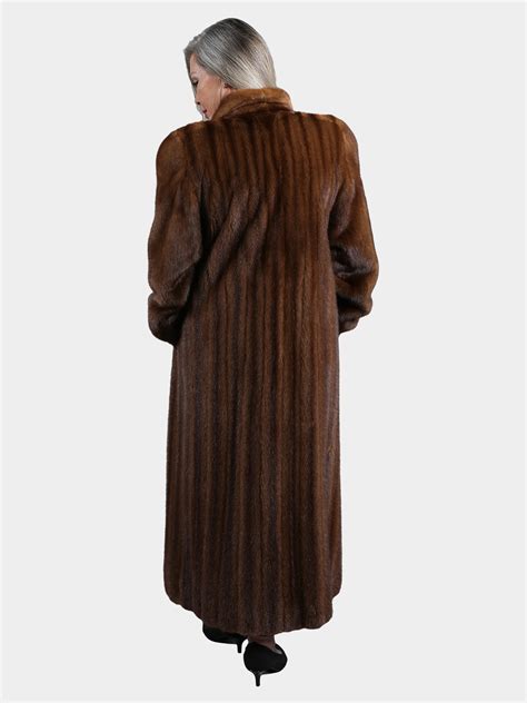 Woman S Mahogany Female Mink Fur Coat Estate Furs