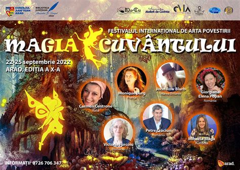 Festivalul Interna Ional De Arta Povestirii Magia Cuv Ntului Edi Ia