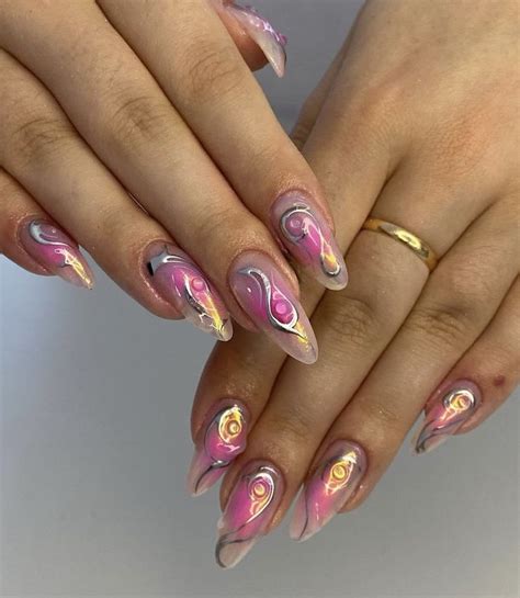 Natural Nail Designs Gel Nail Designs Pink Nails Gel Nails Minimal Nails Art Natural Nails