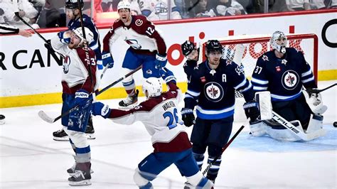 Avalanche Advance To 2nd Round Of Nhl Playoffs With Win Over Jets In