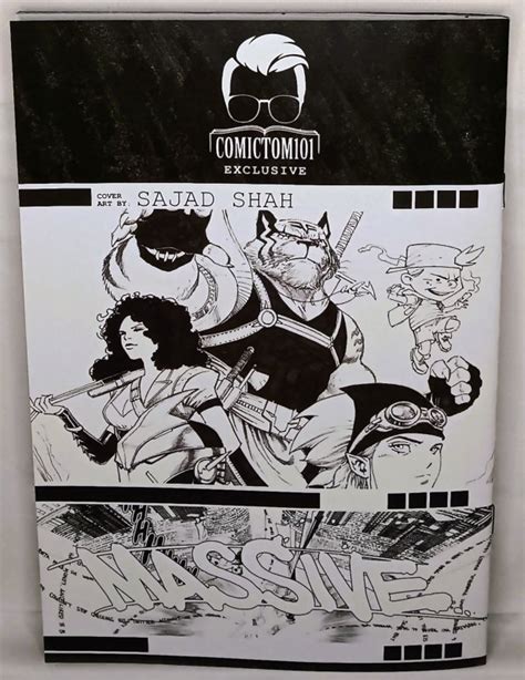 The Plot Holes 1 Comictom101 Sajad Shah Sketch Variant Cover Massive