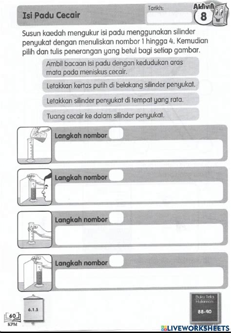 Pdf Online Activity Sains Tahun 3 Live Worksheets