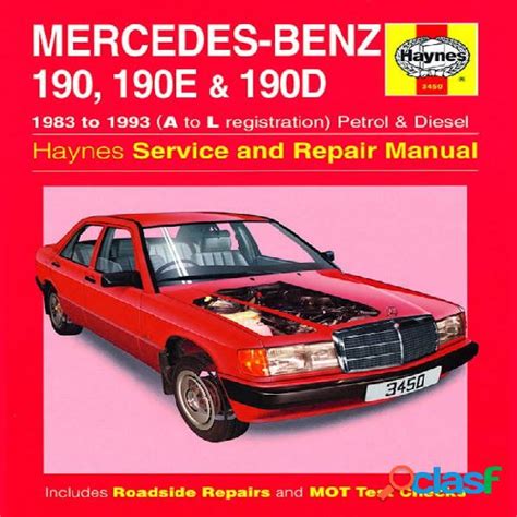 Manuel Datelier Haynes Mercedes Benz 190 190e Et 190d Essence And Diesel