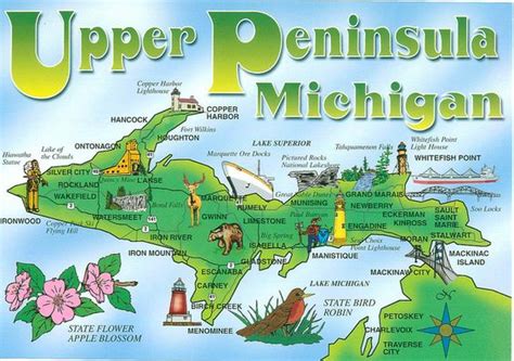 Upper Peninsula Of Michigan Traveler Travel Guide To The Up Of Mi